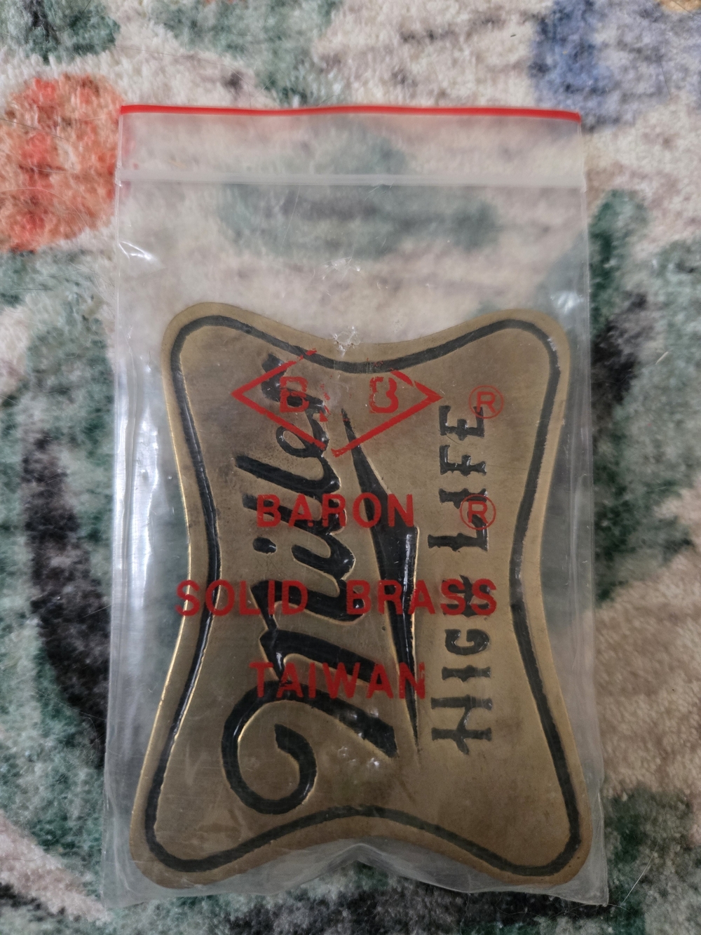 Vintage Miller Solid Brass Belt Buckle - Picture 4 of 4
